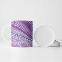 Polynesian Puakeniken Pikake Twisted Lei Ceramic Mug Amethys LT7 - Polynesian Pride