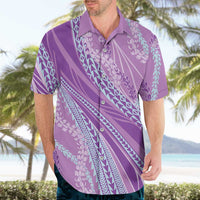 Polynesian Puakeniken Pikake Twisted Lei Hawaiian Shirt Amethys LT7 - Polynesian Pride