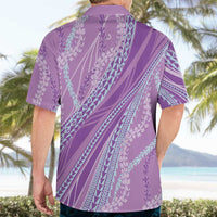Polynesian Puakeniken Pikake Twisted Lei Hawaiian Shirt Amethys LT7 - Polynesian Pride
