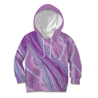 Polynesian Puakeniken Pikake Twisted Lei Kid Hoodie Amethys - Polynesian Pride