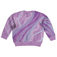 Polynesian Puakeniken Pikake Twisted Lei Kid Ugly Christmas Sweater Amethys LT7 - Polynesian Pride