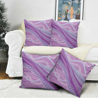 Polynesian Puakeniken Pikake Twisted Lei Pillow Cover Amethys - Polynesian Pride