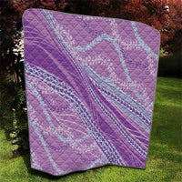 Polynesian Puakeniken Pikake Twisted Lei Quilt Amethys - Polynesian Pride
