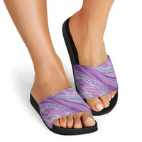 Polynesian Puakeniken Pikake Twisted Lei Slide Sandals Amethys LT7 - Polynesian Pride