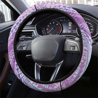 Polynesian Puakeniken Pikake Twisted Lei Steering Wheel Cover Amethys LT7 - Polynesian Pride