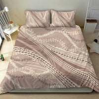 Polynesian Puakeniken Pikake Twisted Lei Bedding Set Beige - Polynesian Pride
