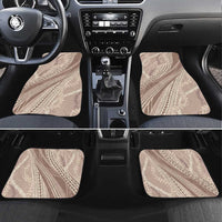 Polynesian Puakeniken Pikake Twisted Lei Car Mats Beige - Polynesian Pride