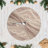 Polynesian Puakeniken Pikake Twisted Lei Tree Skirt Beige LT7 Casual Beige - Polynesian Pride