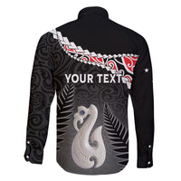 Personalised New Zealand Maori Family Matching Off Shoulder Short Dress and Hawaiian Shirt Manaia Mix Koru LT7 - Polynesian Pride