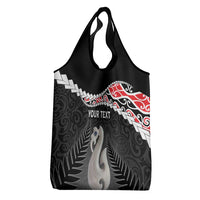 Personalised New Zealand Maori Grocery Bag Manaia Mix Koru