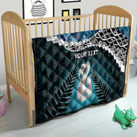 Personalised New Zealand Maori Quilt Manaia Paua Shell Turquoise LT7 - Polynesian Pride