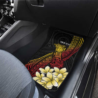 Personalized Papua New Guinea Car Mats Kundu Drum Carving Motifs LT7 - Polynesian Pride