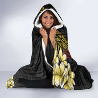 Personalized Papua New Guinea Hooded Blanket Kundu Drum Carving Motifs LT7 - Polynesian Pride
