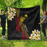 Personalized Papua New Guinea Quilt Kundu Drum Carving Motifs