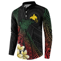 Personalized Papua New Guinea Button Sweatshirt Kundu Drum Motifs - Sepik Colors LT7 - Polynesian Pride