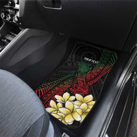 Personalized Papua New Guinea Car Mats Kundu Drum Motifs - Sepik Colors LT7 - Polynesian Pride