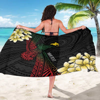 Personalized Papua New Guinea Sarong Kundu Drum Motifs - Sepik Colors LT7 - Polynesian Pride