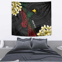 Personalized Papua New Guinea Tapestry Kundu Drum Motifs - Sepik Colors