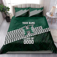 Hawaii Rainbow Warriors Alumni Custom Bedding Set Kanaka Arrows Tropical Vibes LT7 - Polynesian Pride