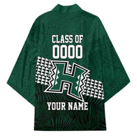 Hawaii Rainbow Warriors Alumni Custom Kimono Kanaka Arrows Tropical Vibes LT7 - Polynesian Pride