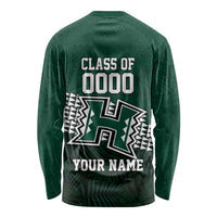 Hawaii Rainbow Warriors Alumni Custom Long Sleeve Shirt Kanaka Arrows Tropical Vibes LT7 - Polynesian Pride
