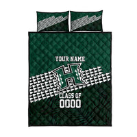 Hawaii Rainbow Warriors Alumni Custom Quilt Bed Set Kanaka Arrows Tropical Vibes LT7 - Polynesian Pride
