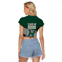 Hawaii Rainbow Warriors Alumni Custom Raglan Cropped T Shirt Kanaka Arrows Tropical Vibes LT7 - Polynesian Pride