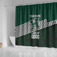 Hawaii Rainbow Warriors Alumni Custom Shower Curtain Kanaka Arrows Tropical Vibes LT7 - Polynesian Pride