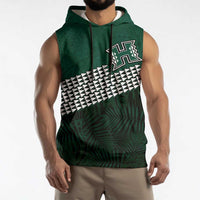 Hawaii Rainbow Warriors Alumni Custom Sleeveless Hoodie Kanaka Arrows Tropical Vibes LT7 - Polynesian Pride