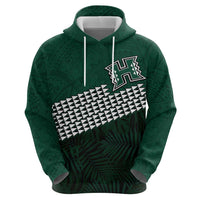 Hawaii Rainbow Warriors Alumni Custom Zip Hoodie Kanaka Arrows Tropical Vibes LT7 - Polynesian Pride