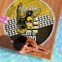 Hawaii Nanakuli High Alumni Custom Beach Blanket Kanaka Arrows Tropical Vibes LT7 - Polynesian Pride
