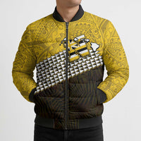 Hawaii Nanakuli High Alumni Custom Bomber Puffer Jacket Kanaka Arrows Tropical Vibes LT7 - Polynesian Pride
