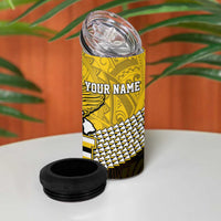 Hawaii Nanakuli High Alumni Custom 4 in 1 Can Cooler Tumbler Kanaka Arrows Tropical Vibes LT7 - Polynesian Pride