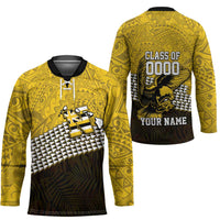 Hawaii Nanakuli High Alumni Custom Hockey Jersey Kanaka Arrows Tropical Vibes LT7 - Polynesian Pride