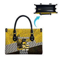 Hawaii Nanakuli High Alumni Custom Leather Bag Kanaka Arrows Tropical Vibes LT7 - Polynesian Pride