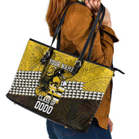 Hawaii Nanakuli High Alumni Custom Leather Tote Bag Kanaka Arrows Tropical Vibes LT7 - Polynesian Pride
