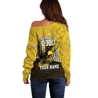 Hawaii Nanakuli High Alumni Custom Off Shoulder Sweater Kanaka Arrows Tropical Vibes LT7 - Polynesian Pride
