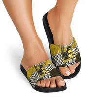 Hawaii Nanakuli High Alumni Custom Slide Sandals Kanaka Arrows Tropical Vibes LT7 - Polynesian Pride
