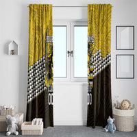 Hawaii Nanakuli High Alumni Custom Window Curtain Kanaka Arrows Tropical Vibes LT7 - Polynesian Pride