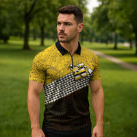 Hawaii Nanakuli High Alumni Custom Zipper Polo Shirt Kanaka Arrows Tropical Vibes LT7 - Polynesian Pride