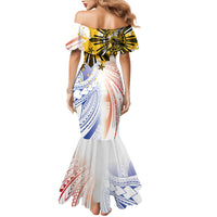 Philippines Independence Day Mermaid Dress Eagle Mix Filipino Flag Tribal Style LT7 - Polynesian Pride