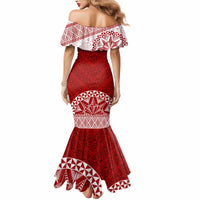 Tonga Rugby Mermaid Dress Ikale Tahi Champions World Cup 2023 LT7 - Polynesian Pride