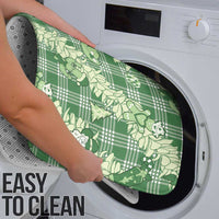 Green Palaka Hawaii Cowboy Christmas Bathroom Set Paniolo Mix Maile Lei - Polynesian Pride