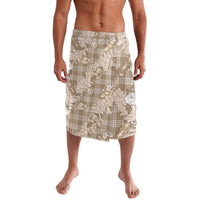 Khaki Palaka Hawaii Cowboy Christmas Lavalava Paniolo Mix Maile Lei - Polynesian Pride