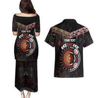 Aotearoa and Australia Indigenous Couples Matching Puletasi and Hawaiian Shirt Stand Together For Te Tiriti LT7 - Polynesian Pride