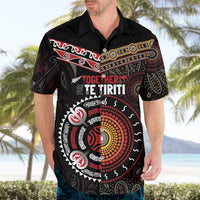Aotearoa and Australia Indigenous Hawaiian Shirt Stand Together For Te Tiriti LT7 - Polynesian Pride