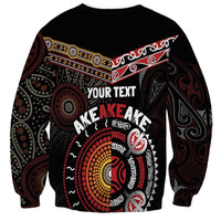 Aotearoa and Australia Indigenous Sweatshirt Stand Together For Te Tiriti LT7 - Polynesian Pride