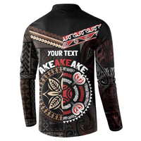 Aotearoa and Samoa Together For Te Tiriti Button Sweatshirt Kowhaiwhai Mix Siapo