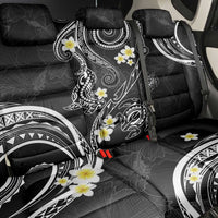 Polynesia Tribal Back Car Seat Cover Tentacles Plumeria