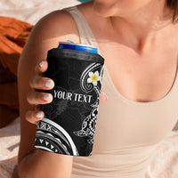 Polynesia Tribal 4 in 1 Can Cooler Tumbler Tentacles Plumeria LT7 - Polynesian Pride